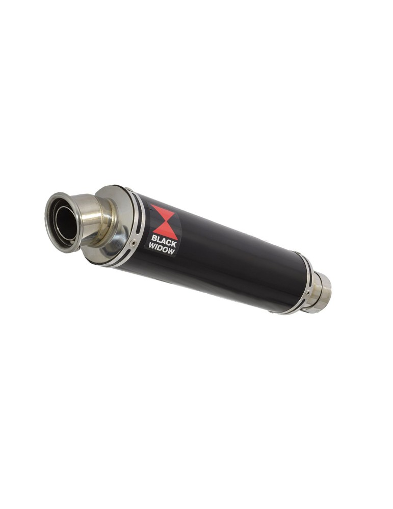 GSXR 1000 K9 L0 L1 4-1 Decata Conversion Kit / Silencieux Rond Noir En Inox 350mm
