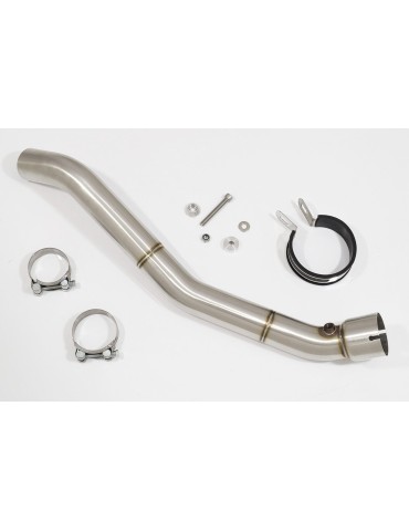 GSXR 1000 K9 L0 L1 4-1 Decata Conversion Kit / Silencieux Rond Noir En Inox 350mm