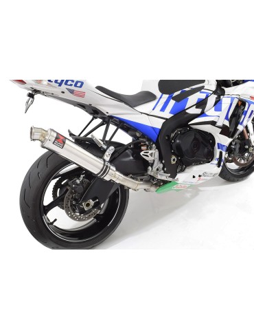 GSXR 1000 K9 L0 L1 09 10 11 4-1 Décatalyseur Ligne complète / Silencieux Rond En Inox 350mm