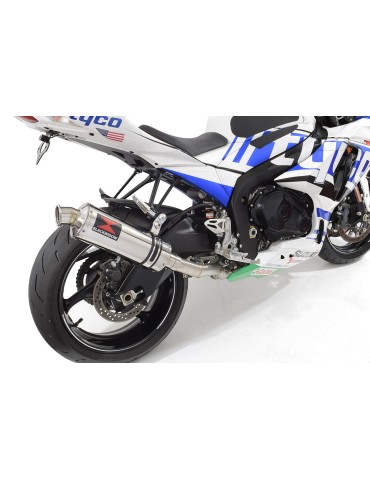 GSXR 1000 K9 L0 L1 09 10 11 4-1 Décatalyseur Ligne complète / Silencieux Rond En Inox 300mm