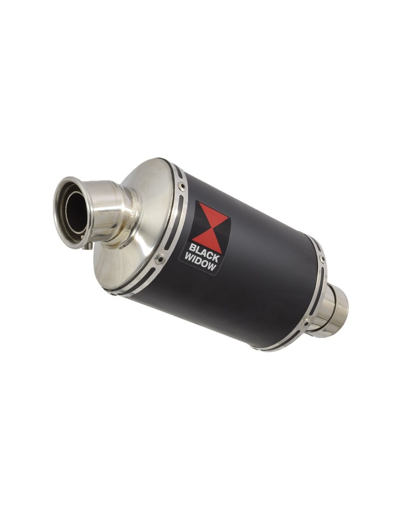 GSXR 1000 K9 L0 L1 4-1 Decata Conversion Kit / Silencieux Ovale Noir En Inox 230mm