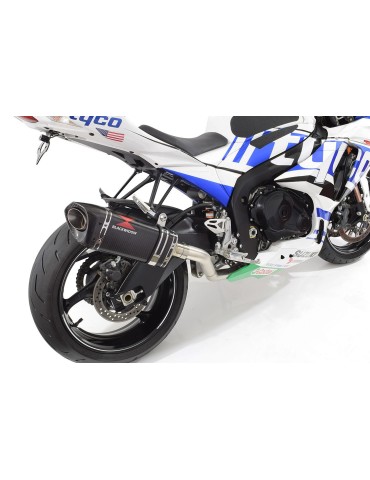 GSXR 1000 K9 L0 L1 4-1 Decata Conversion Kit / Silencieux Tri Ovale En Carbone 250mm