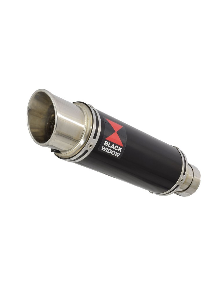 GSXR 1000 K9 L0 L1 4-1 Decata Conversion Kit / Silencieux Rond GP Style Noir En Inox 230mm