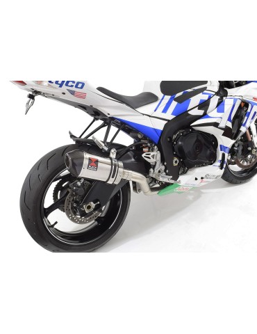 GSXR 1000 K9 L0 L1 4-1 Decata Conversion Kit / Silencieux Ovale En Inox + Canule En Carbone 200mm