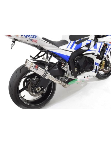 GSXR1000 L2 L3 L4 L5 L6 2012 - 2016 Tube de raccord et Silencieux GP Rond En Inox 230mm