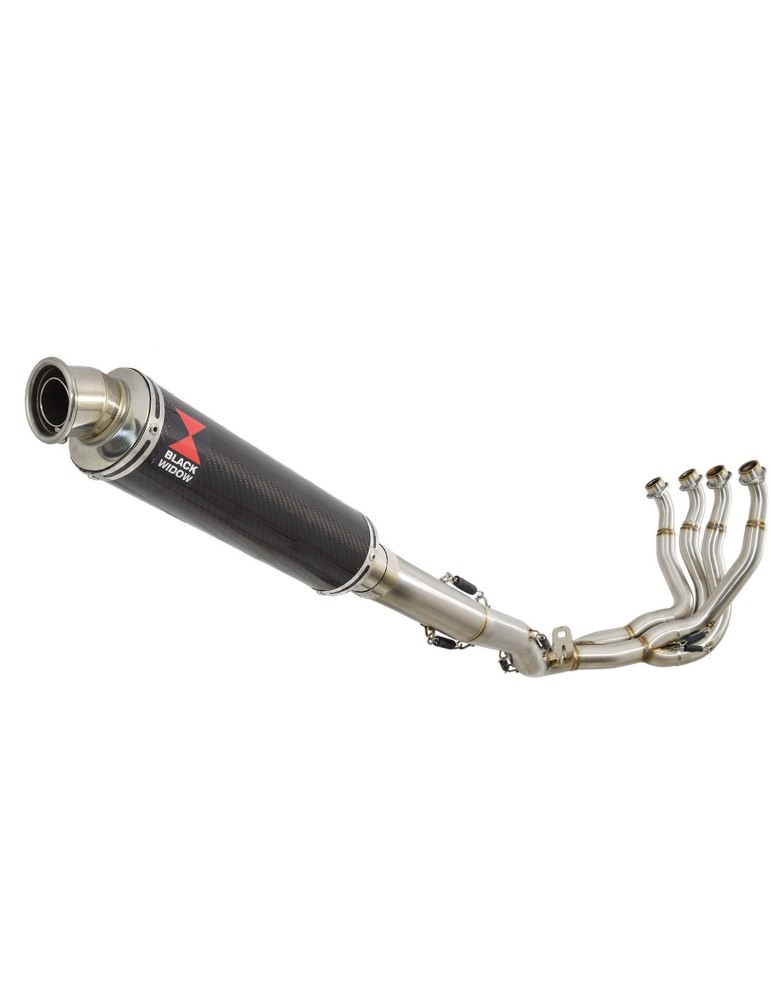 GSXR 1000 L2-L6 2012-2016 Decata Ligne complète + Silencieux Rond En Carbone 350mm