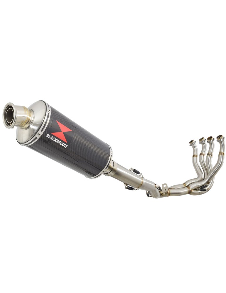 GSXR 1000 L2-L6 2012-2016 Decata Ligne complète + Silencieux Ovale En Carbone 300mm