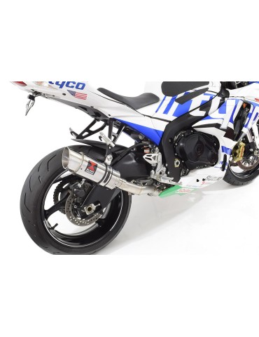 GSXR 1000 L2-L6 2012-2016 Decata Ligne complète + Silencieux Rond en Inox 200mm