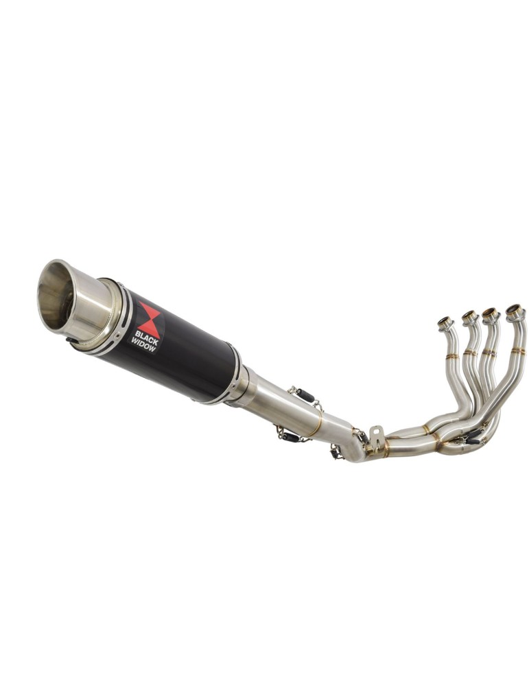 GSXR 1000 L2-L6 2012-2016 Decata Ligne complète + Silencieux GP Rond Noir en Inox 230mm