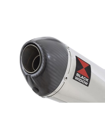 GSXR 1000 L2-L6 2012-2016 Decata Ligne complète + Silencieux Ovale en Inox + Canule en Carbone 200mm