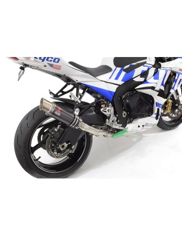 GSXR 1000 L2-L6 2012-2016 Decata Ligne complète + Silencieux GP Rond en Carbone + Canule en Titane 230mm