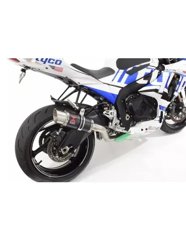 GSXR1000 K7 K8 4-1 Decata Conversion Kit + Silencieux Rond En Carbone 200mm