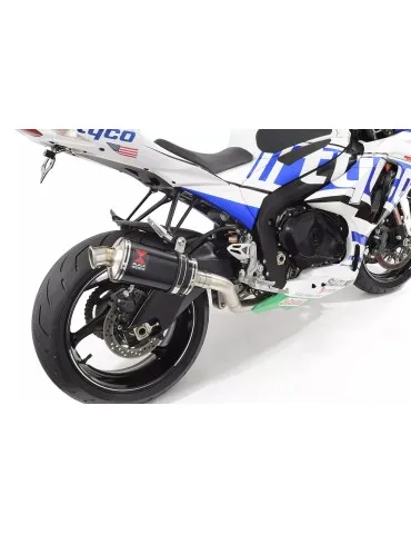 GSXR1000 K7 K8 4-1 Decata Conversion Kit + Silencieux Ovale Noir En Inox 230mm