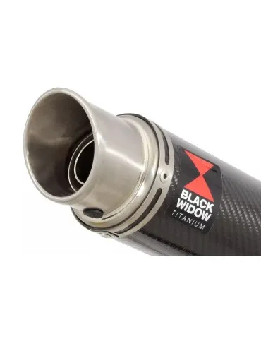 GSXR1000 K7 K8 4-1 Decata Conversion Kit + Silencieux GP Rond En Carbone + Canule en Titane 230mm