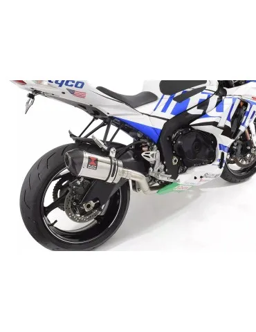 GSXR1000 K7 K8 4-1 Decata Conversion Kit + Silencieux Ovale En Inox + Canule En Carbone 200mm