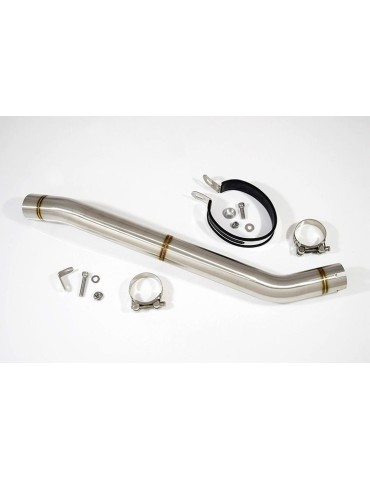 GSXR 600 K6 K7 2006 2007 Decata Silencieux & Silencieux Ovale Noir En Inox + Canule en Carbone 300mm