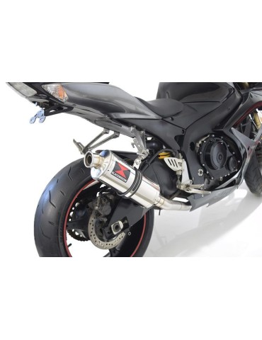 GSXR 600 K6 K7 2006 2007 Decata Silencieux & Silencieux Ovale En Inox 300mm