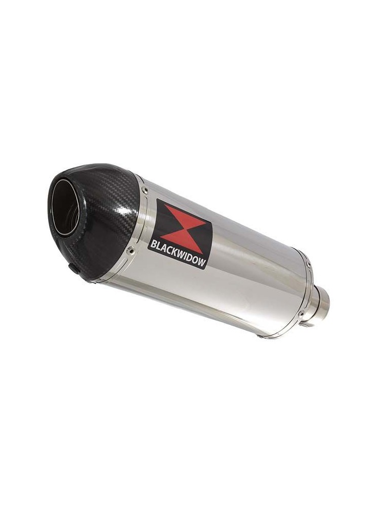 GSXR 600 K6 K7 2006 2007 Decata Silencieux & Silencieux Ovale En Inox + Canule en Carbone 300mm