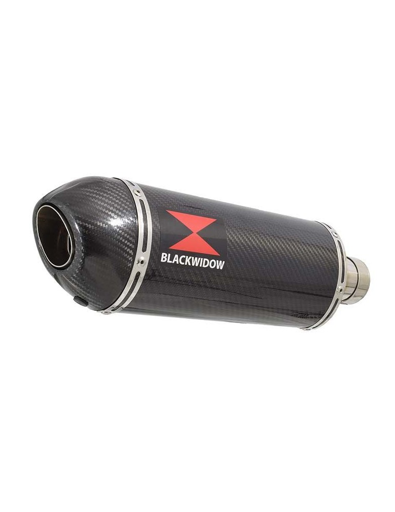 GSXR 600 GSXR600 L1 L2 L3 L4 L5 L6 2011-2016 Tube de raccord et Silencieux Ovale En Carbone 300mm