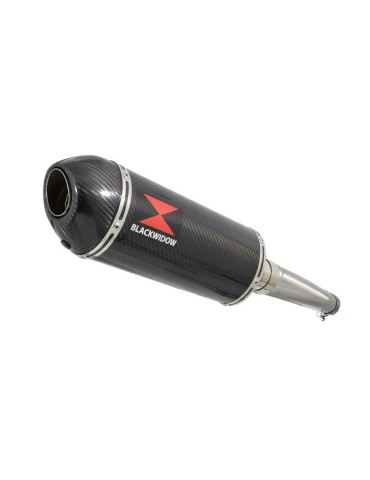 GSXR 600 GSXR600 L1 L2 L3 L4 L5 L6 2011-2016 Tube de raccord et Silencieux Ovale En Carbone 300mm