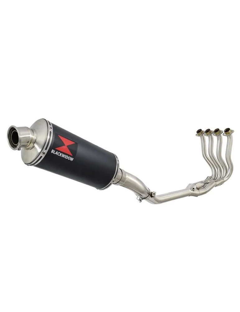 GSXR 600 GSXR600 L1 L2 L3 L4 L5 L6 2011-2016 Ligne complète & Silencieux Ovale Noir en Inox 300mm
