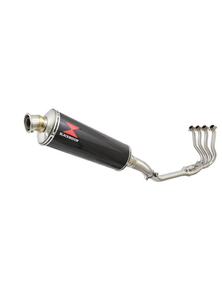 GSXR 600 GSXR600 L1 L2 L3 L4 L5 L6 2011-2016 Ligne complète & Silencieux Ovale En Carbone 400mm