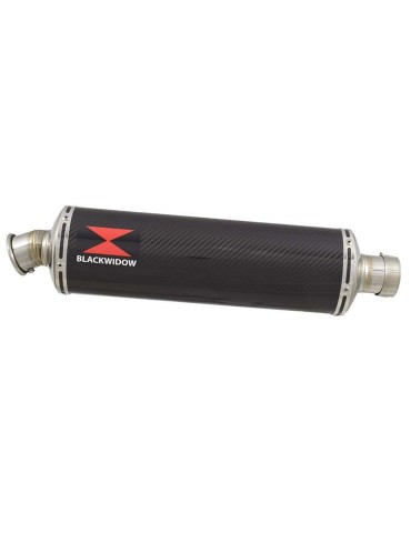 GSXR 600 GSXR600 L1 L2 L3 L4 L5 L6 2011-2016 Ligne complète & Silencieux Ovale En Carbone 400mm