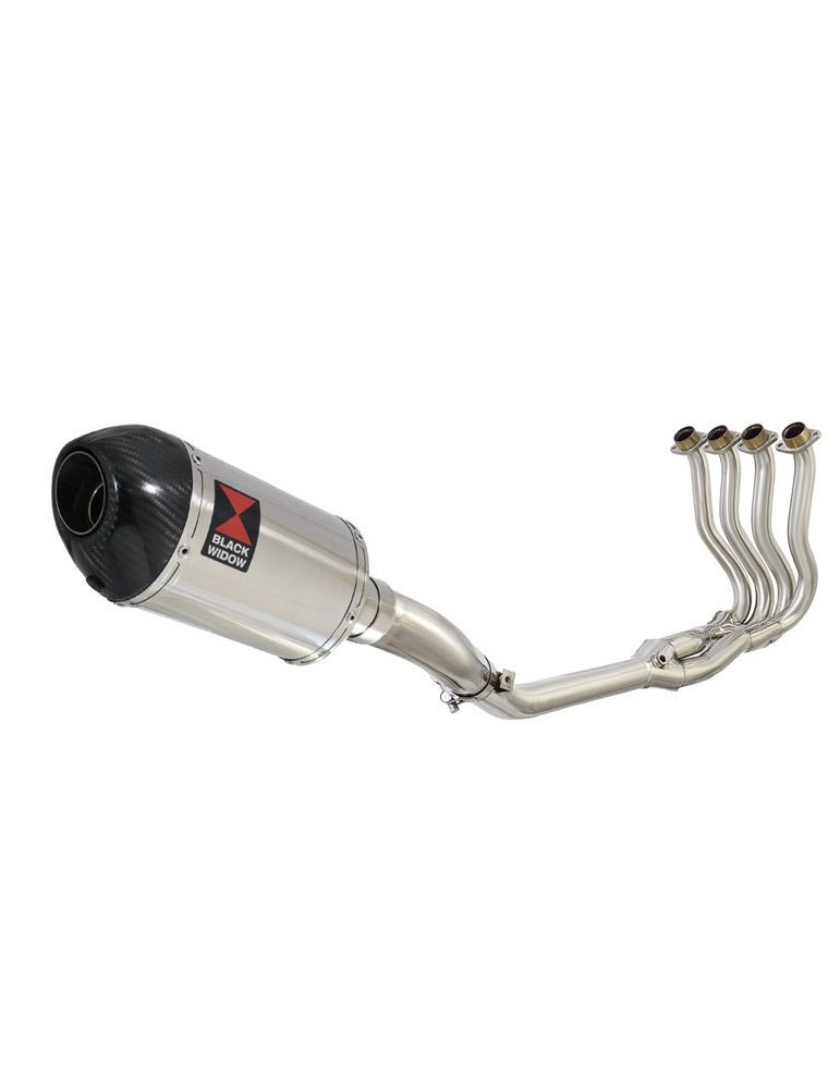 GSXR 600 GSXR600 L1 L2 L3 L4 L5 L6 2011-2016 Ligne complète & Silencieux Ovale en Inox + Canule en Carbone 200mm