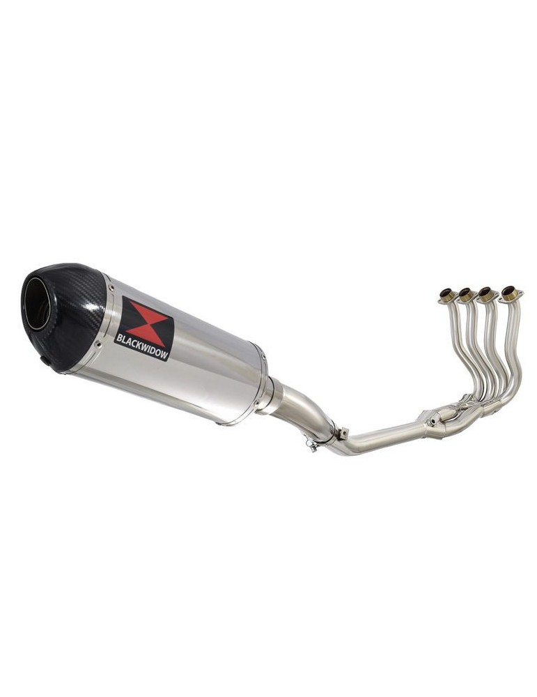 GSXR 600 GSXR600 L1 L2 L3 L4 L5 L6 2011-2016 Ligne complète & Silencieux Ovale en Inox + Canule en Carbone 300mm