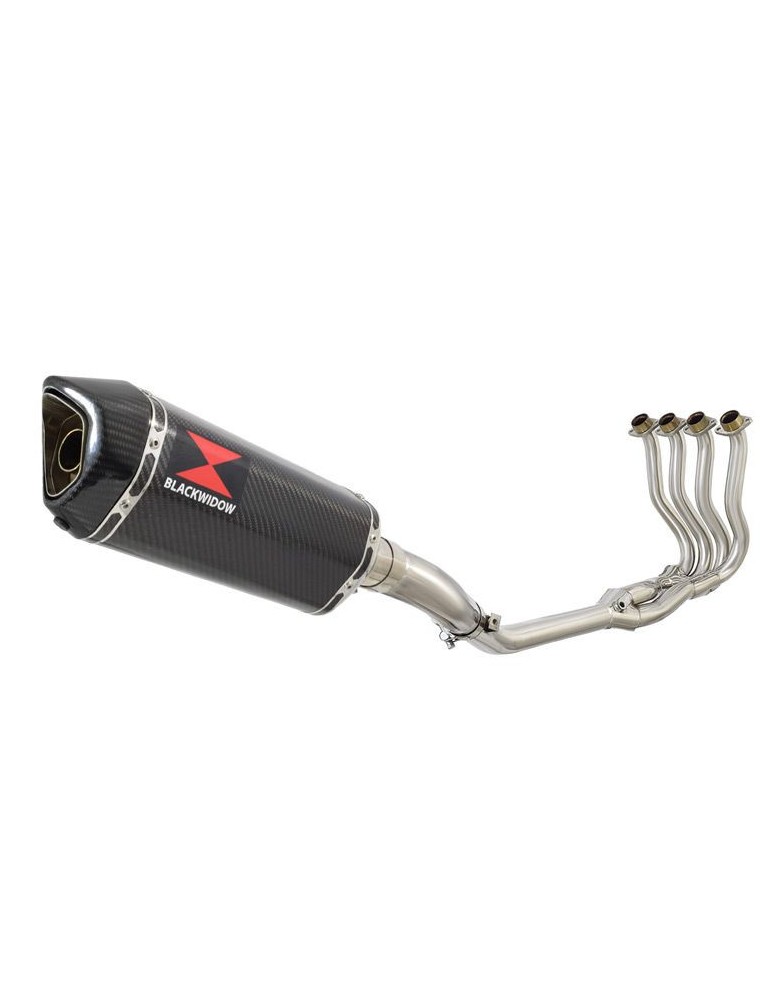 GSXR 600 GSXR600 L1 L2 L3 L4 L5 L6 2011-2016 Ligne complète & Silencieux Hexagonale En Carbone 300mm