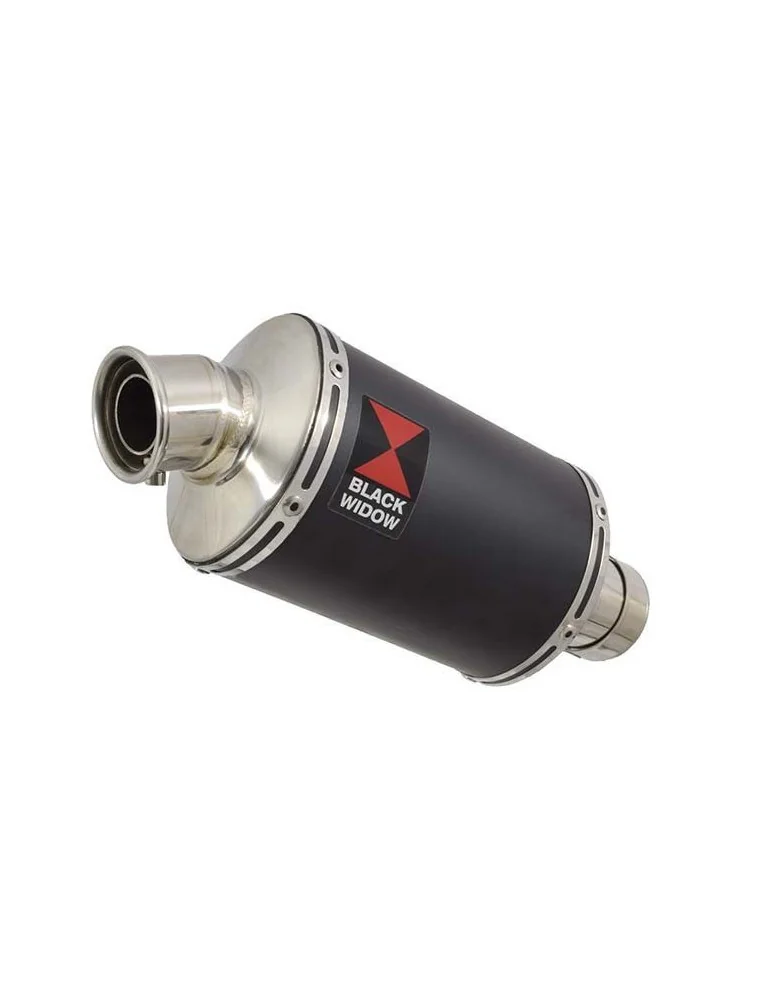 GSXR 600 K6 K7 2006 2007 Decata Silencieux & Silencieux Ovale Noir En Inox 230mm