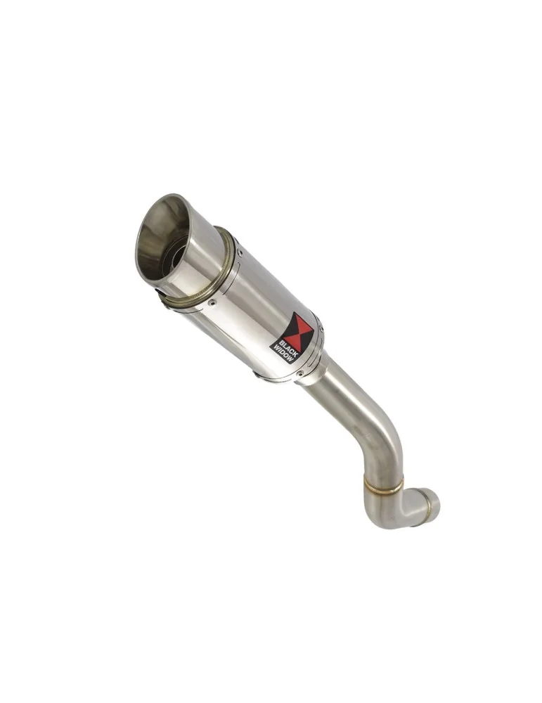 Z800 ZR800A Z800E 13 14 15 16 Tube de raccord (Link Pipe) / Silencieux Rond en Inox 200mm 