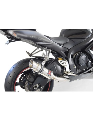 GSXR 600 K6 K7 2006 2007 Decata Silencieux & Silencieux Rond En Inox 200mm