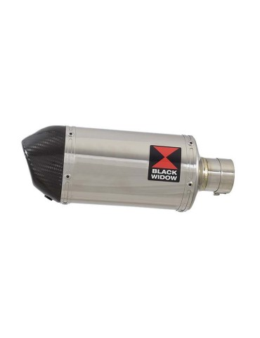 GSXR 600 K6 K7 2006 2007 Decata Silencieux & Silencieux Ovale En Inox + Canule en Carbone 200mm