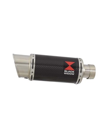 GSXR 600 K6 K7 2006 2007 Decata Silencieux & Silencieux Rond En Carbone 200mm