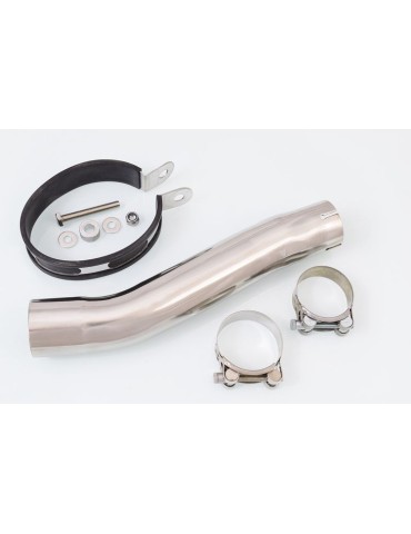 GSXR 600 K8 K9 L0 08 09 10 tube de raccord & Ovale Silencieux Kit 300mm