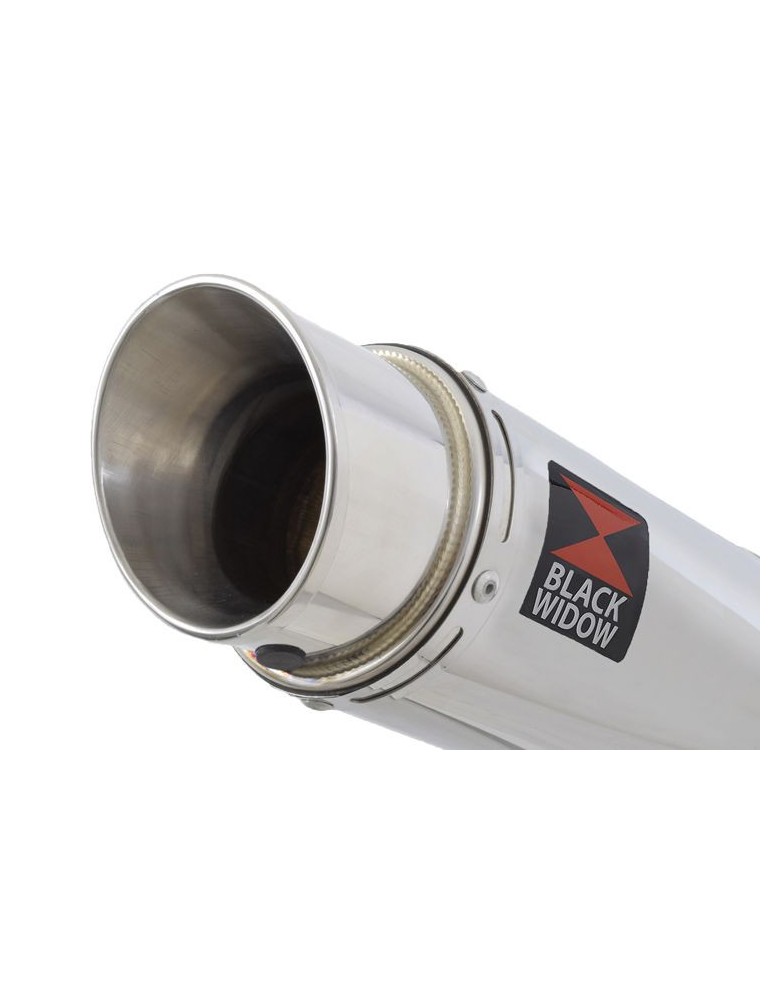 CBR 600 FA CBR600FA 2011-2013 Silencieux & tube de raccord avec Silencieux Rond En Inox 200mm
