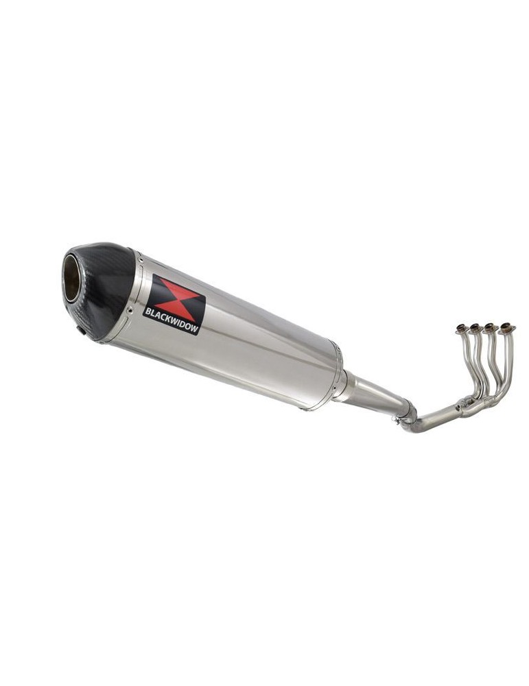 GSXR 600 GSXR600 K8 K9 LO 08 09 10 Ligne complète & Silencieux Ovale en Inox + Canule en Carbone 400mm