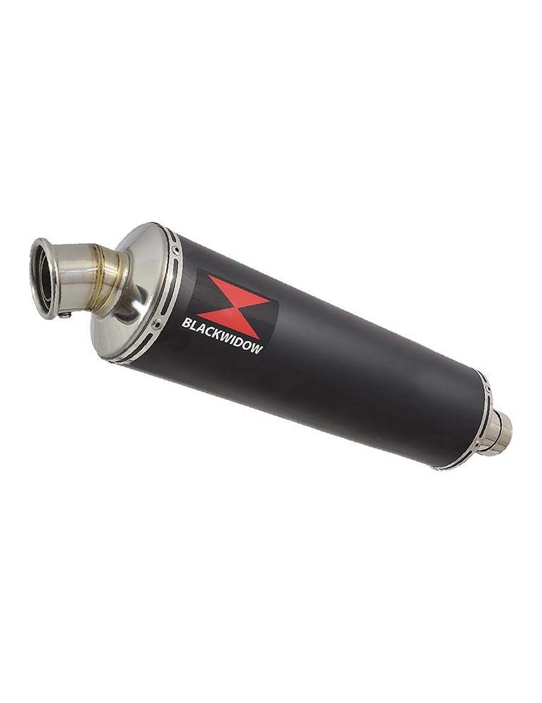 GSXR 750 K6 K7 2006 2007 Decata & Silencieux Rond Noir En Inox 400mm