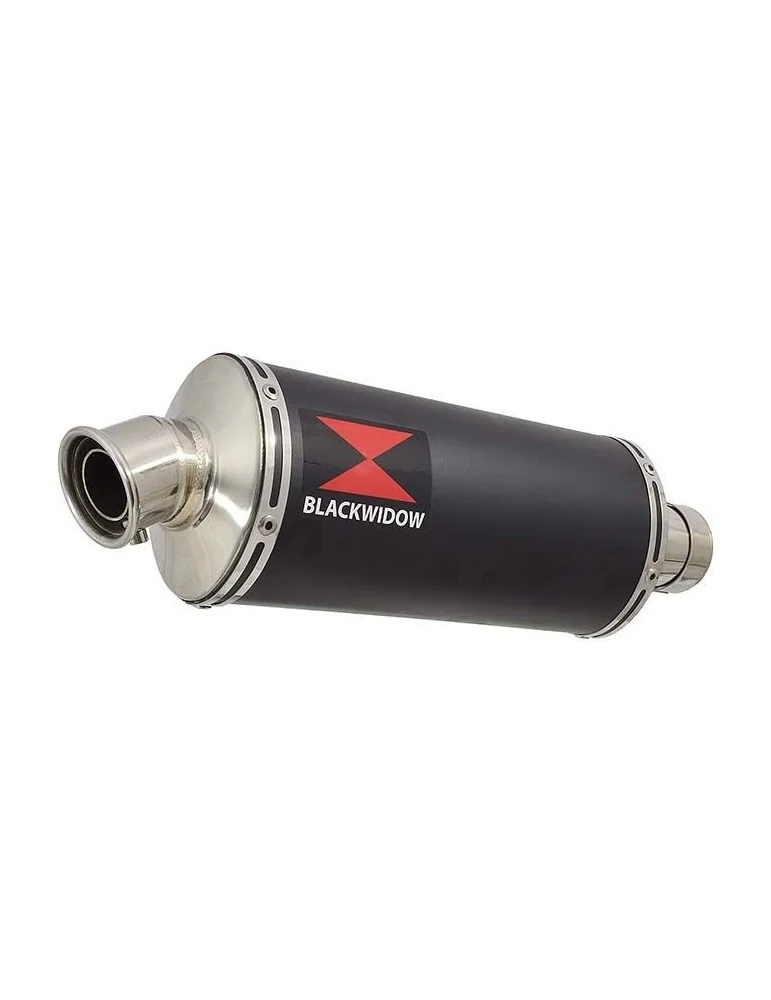 GSXR 750 K8 K9 L0 08 09 10 tube de raccord et Ovale Noir Silencieux En Inox 300mm