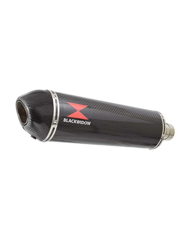 GSXR 750 K8 K9 L0 08 09 10 tube de raccord et Ovale En Carbone Silencieux + En Carbone Tip 400mm