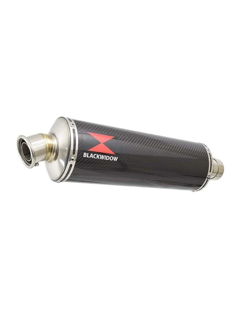 GSXR 750 K8 K9 L0 08 09 10 tube de raccord et Ovale En Carbone Silencieux 400mm