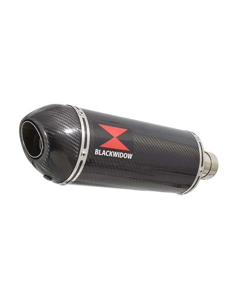 GSXR 750 K8 K9 L0 08 09 10 tube de raccord et Ovale En Carbone Silencieux + Carbon Tip 300mm