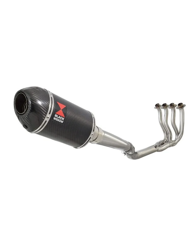 GSXR 750 K8 K9 L0 08 09 10 Ligne complète & Silencieux Ovale En Carbone 200mm