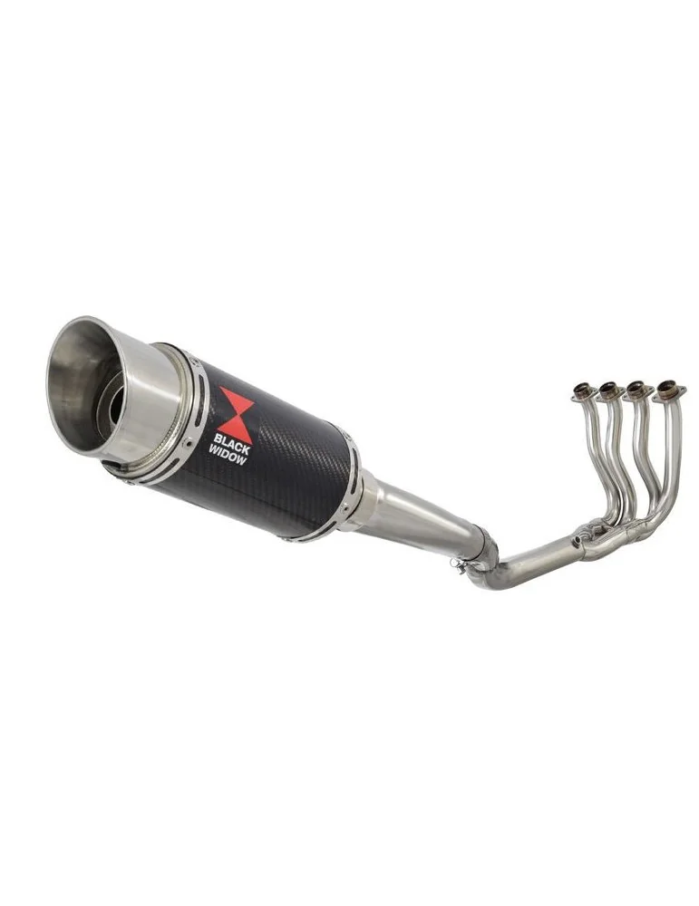 GSXR 750 K8 K9 L0 08 09 10 Ligne complète & Silencieux Rond En Carbone 200mm