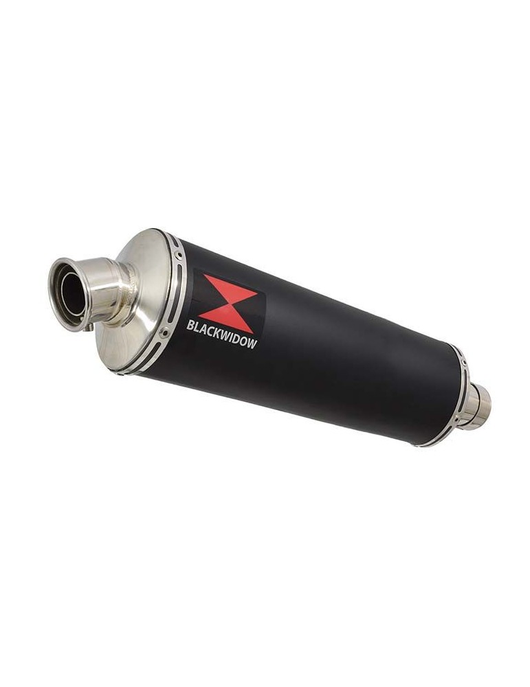 GSXR 750 K6 K7 2006 2007 Decata & Silencieux Ovale Noir En Inox 400mm
