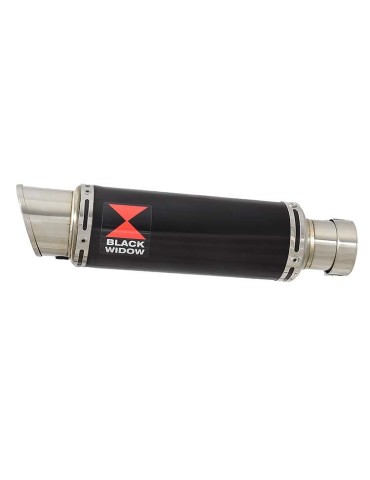 GSXR 750 K6 K7 2006 2007 Decata Silencieux / Silencieux  Rond GP Style Noir En Inox 230mm
