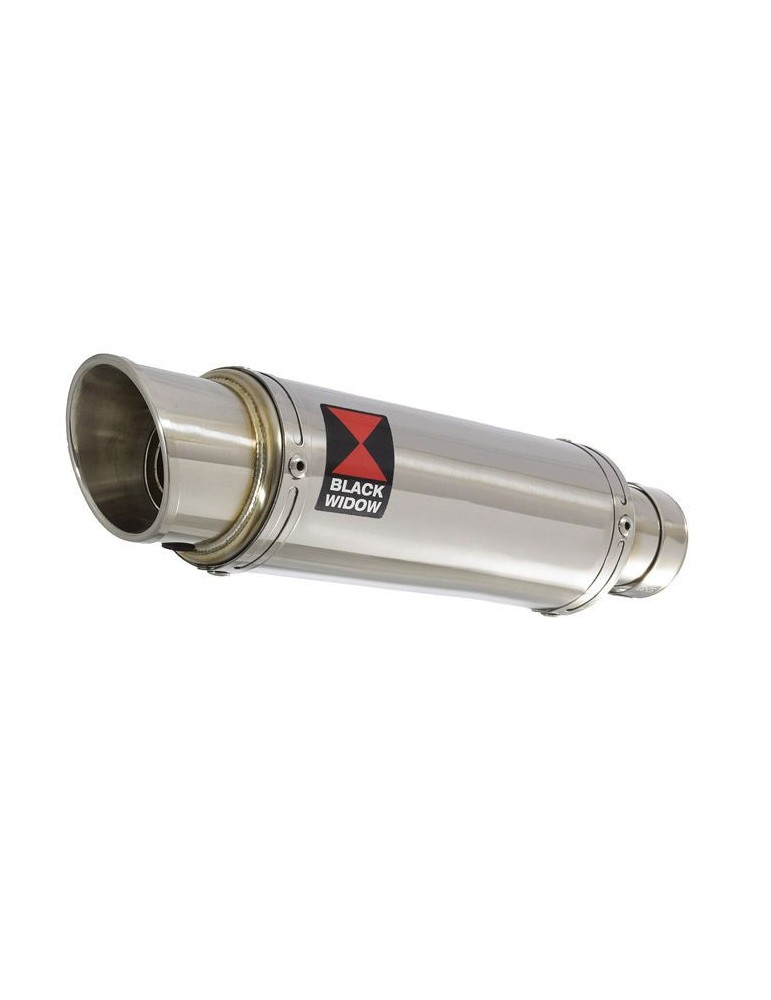 GSXR750 GSXR 750 L1 L2 L3 L4 L5 L6 2011-2016 Tube de raccord et Silencieux Rond GP Style En Inox 230mm