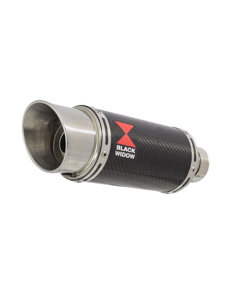 GSXR750 GSXR 750 L1 L2 L3 L4 L5 L6 2011-2016 Tube de raccord et Silencieux Rond En Carbone 200mm