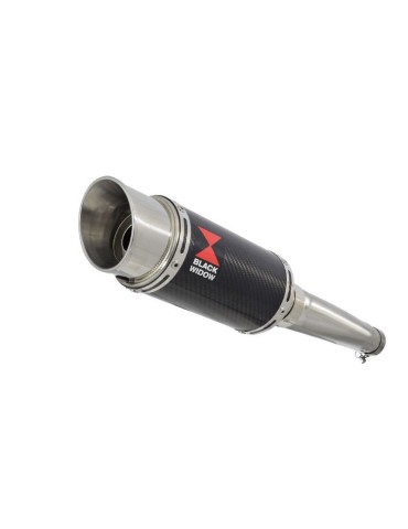 GSXR750 GSXR 750 L1 L2 L3 L4 L5 L6 2011-2016 Tube de raccord et Silencieux Rond En Carbone 200mm